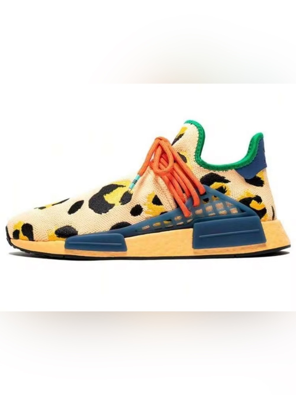 Pharrell X Adidas NMD Human Race Animal Print Cheetah Running Shoes Sneakers 8 - Picture 2 of 15
